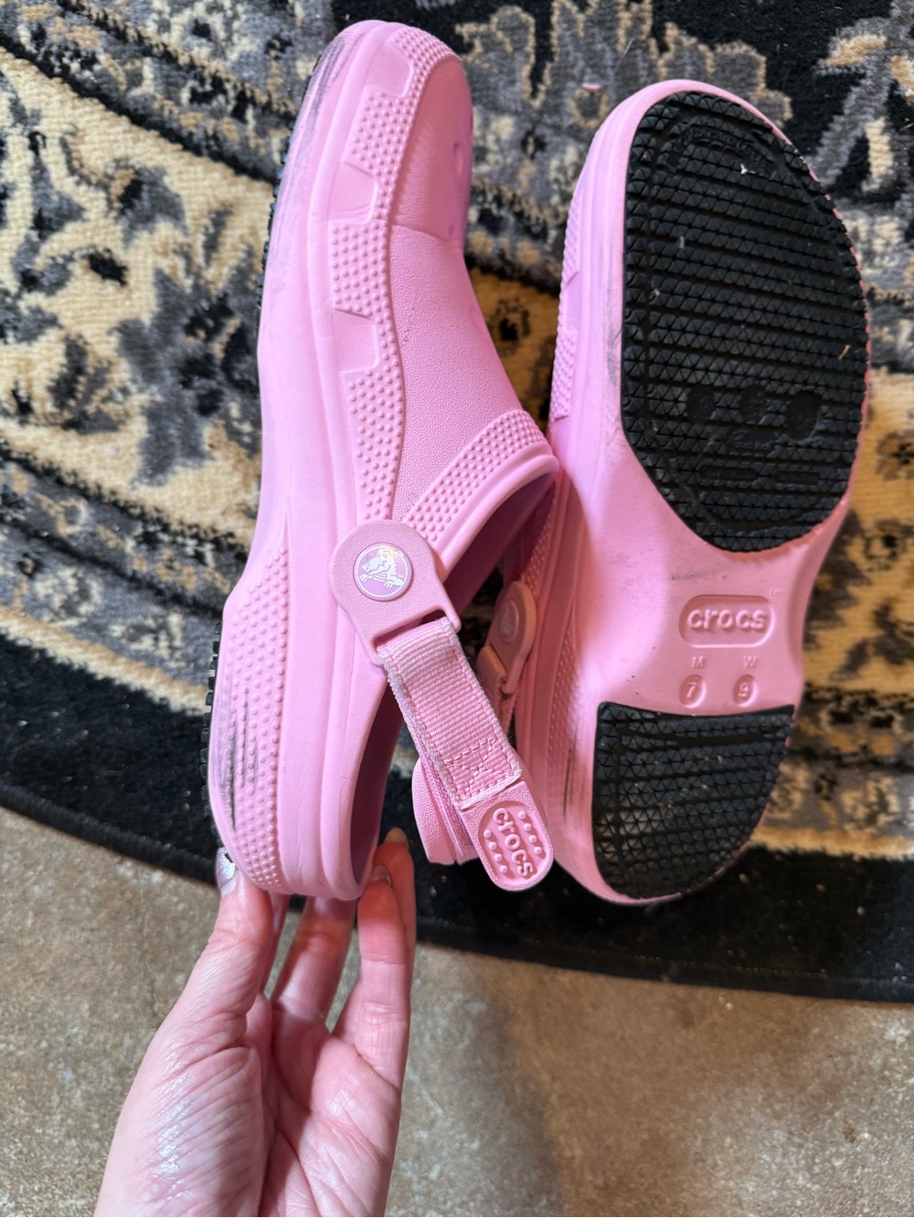 Pink Comfort Clog Shoes - Picture 4 of 6